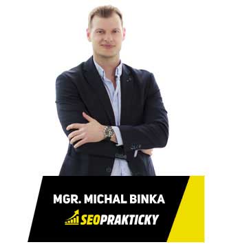 SEO specialista - Mgr. Michal Binka