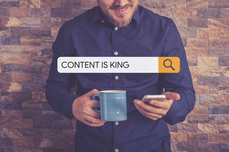 Obsah je král, v angličtině Content is King